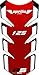 Protège Réservoir Moto Tank Pad Sticker Autocollant Aprilia RS 125 (Red)