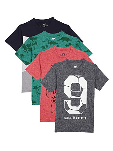 La mejor comparación de Playera de Niño disponible en línea. 47 chopper club Camiseta para niños Regular Fit Playeras Algodón Paquete de 4 ss22siru 5T