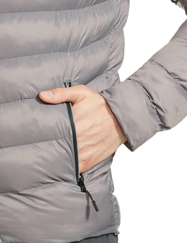 Image of Qube By Fort Collins Men's Regular Fit Puffer Jacket - Warm, Lightweight, Insulated Winter Outerwear