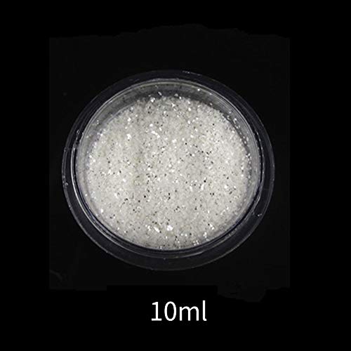 10 ml/Box Mixed Laser Nagel Glitter Tipps White Silver Glitter Powder glänzende Nagel Glitter-Puder-Nagel-Kunst… – Bild 5