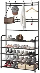 Sapateira Organizador Porta Sapatos 16 Pares Ganchos (Branco)