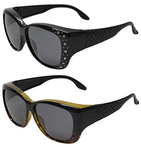 PZ - Polarized Women Sunglasses Wear to Cover Over Prescription Glasses UV Protection3