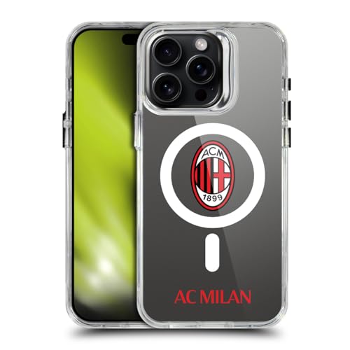 Coque AC Milan pour iPhone 15 Pro Max compatible MagSafe Antichoc