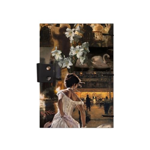Image of Dance Floor Girl Diary Notebook 7x5 Inch 160 Pages Unruled Journal for Notes