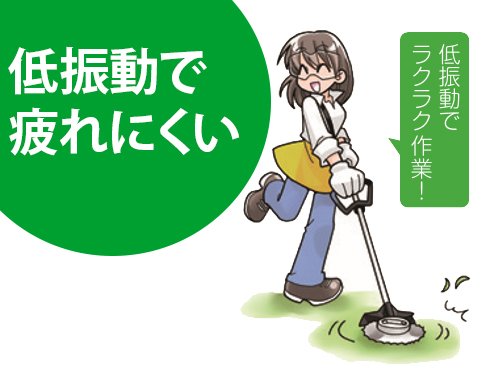 HiKOKI(ハイコーキ) 18V コードレス刈払機 充電式 刈刃径230mm 3.0Ah リチウムイオン電池 充電器付 CG18DSCL(S)(LSC) 9枚目