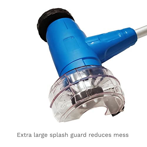 Pro Model Super Bundle | Grout Groovy Electric Stand Up Tile Grout Cleaner | For Large Homes And Businesses | Manual + Hand Brush | 3 Heavy Duty Cleaning Brushes | Microfiber Cloth #TOP4