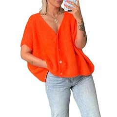 Orange V Neck