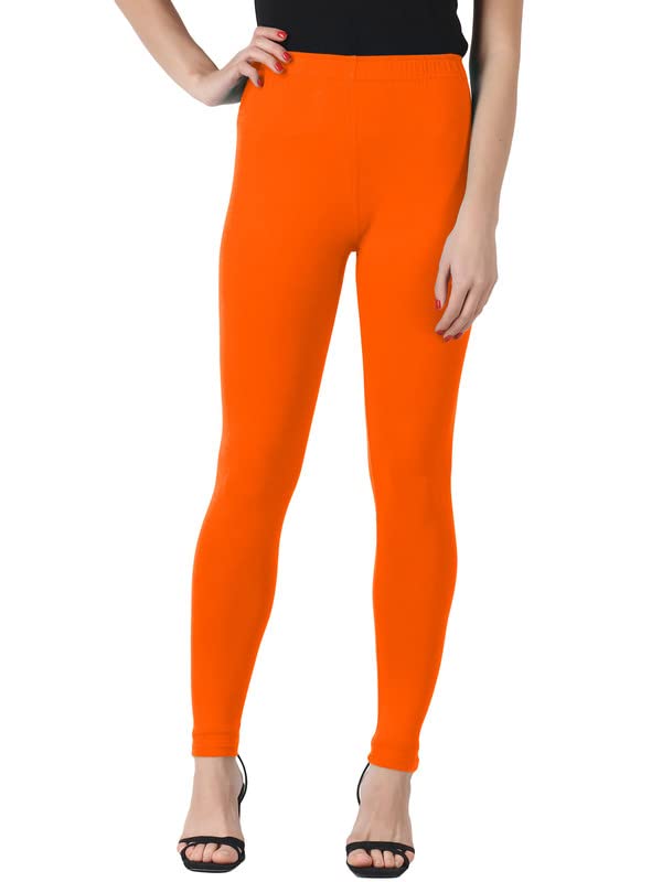 Women's Regular Fit Ankle Length Leggings Sizes: Small Size (S/M) for 26-30 inches Waist, Regular Size (L/XL) for 30-36 inches Waist and Plus Size (Plus Size for 36-42 Inches Waist)-image-0