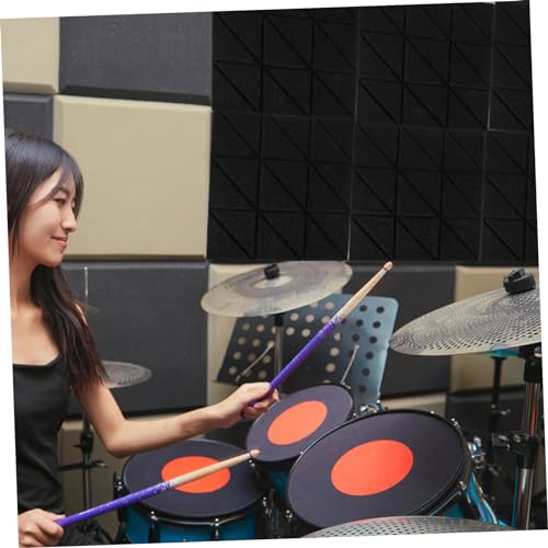 TOYANDONA 4pcs Paneles Acústicos Adhesivos para Aislamiento Sonoro Cuadrados para Estudios en Casa, Oficinas y Espacios de Entretenimiento miniatura 4