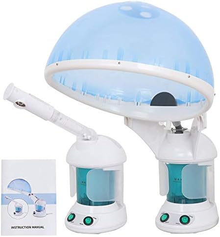Portable 3 in 1 Mini Facial Steamer Ozone Hair Table Top Home Salon Spa Face Steamer Beauty Skin Care Facial Atomizer w/Bonnet Hood