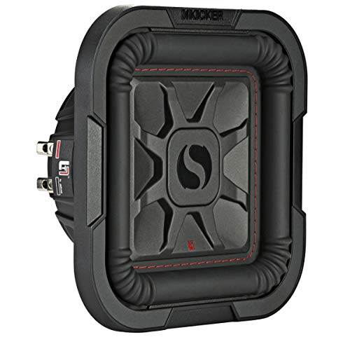 KICKER 46L7T82 Car Audio L7T Shallow Mount 8 Sub Square L7 Subwoofer L7T82