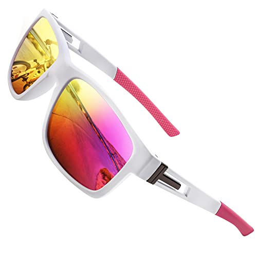 FEISEDY Polarized Sunglasses Men Women Driving Cycling Running Golf Sports Glasses Lightweight TR90 Frame B2915