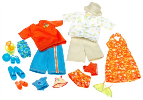 Barbie Happy Family Fashions - Midge, Alan, Ryan & Nikki Clothes (2003)