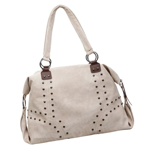 Sac de voyage en cuir souple tendance sac cabas hobo idéal pour le travail et les cours