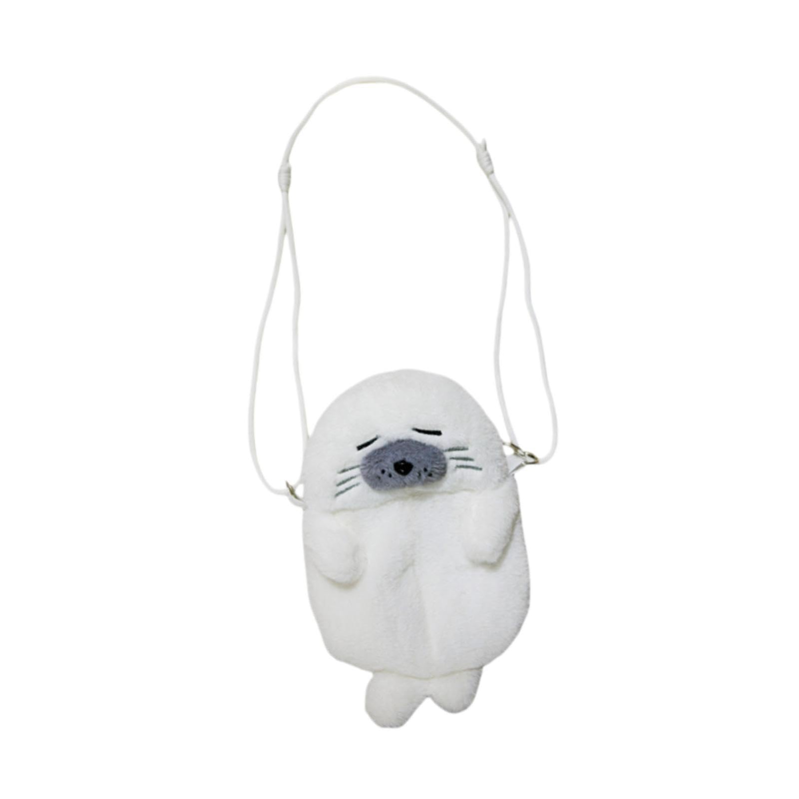 Kawaii Seal Plush plusunit Bag Funny Handbag Cute for Travel Party Shopping-image-37