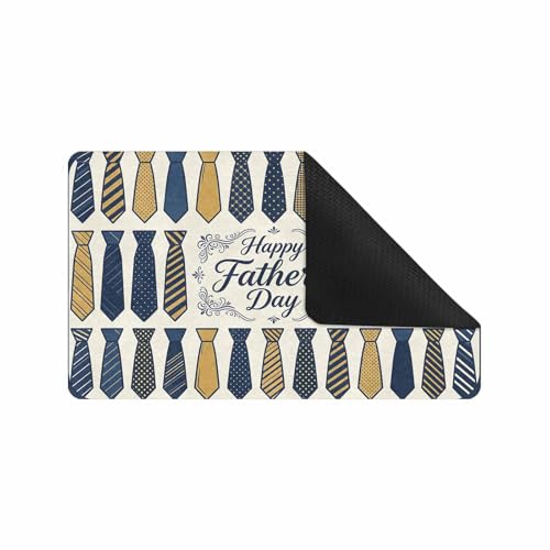 Welcome Doormat, 30x18in Entryway Small Area Rug for Dad's Gift — view 4