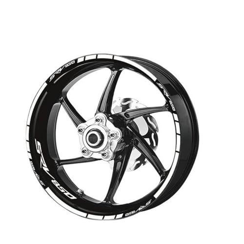 Autocollants réfléchissants imperméables Aprilia SRV850