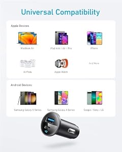 Anker 323 52.5W USB C Car Charger with 30W PowerIQ 3.0 Fast Charging — photo 4 of 6