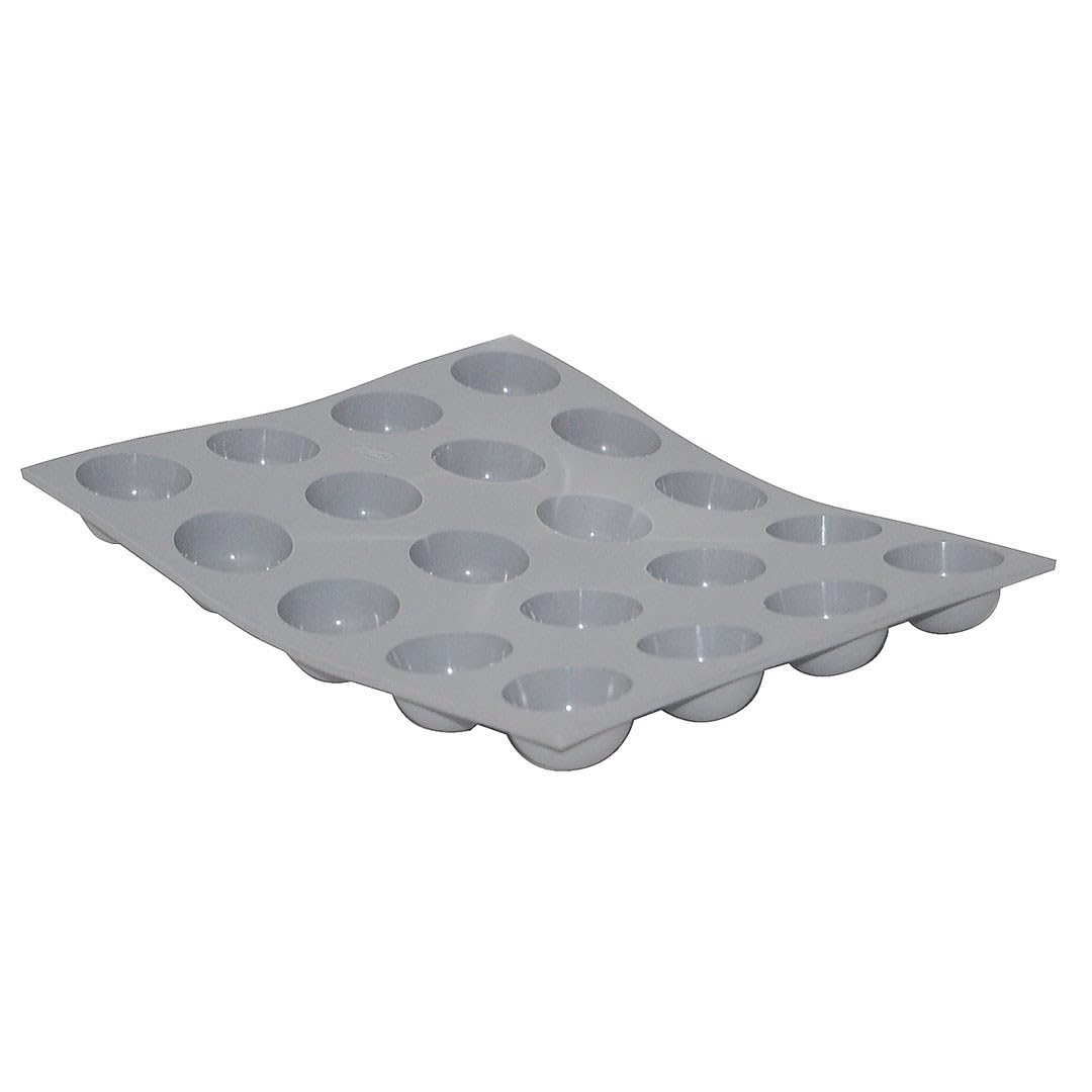 De Buyer 1850.21 'Elastomoule' Mini half spheres – 20 Moulds Diameter 3 cm