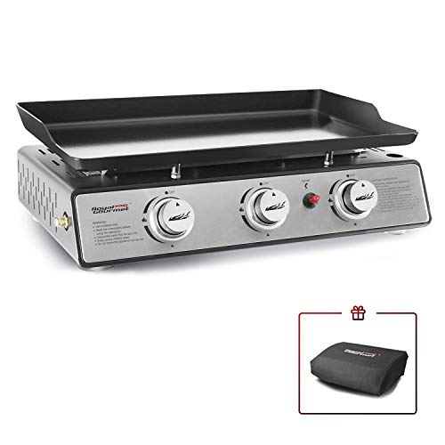 Royal Gourmet PD1301S 24Inch 3Burner Portable Table Top Gas Grill