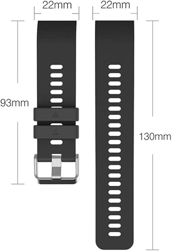 Miniatura 5 de Compatible con Garmin Forerunner 35 Watch, correa de silicona de repuesto para Garmin Forerunner 35/Forerunner 30 Smartwatch