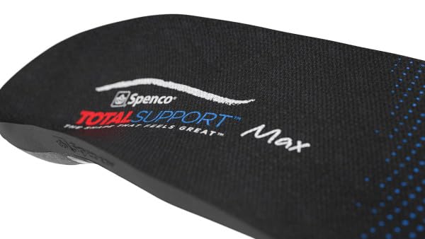 Spenco Total Support Max Insoles- Maximum Arch Support and Overpronation Control,3-POD Cushioning System for Shock Absorption,Ideal for High Impact Sports,UK 4-5,Multicolor - Image 2
