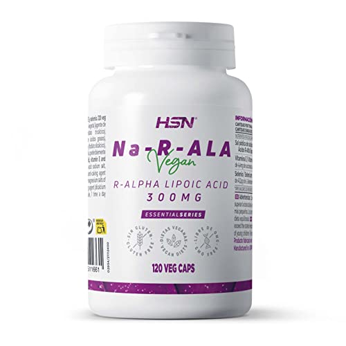 HSN R ALA Ácido Alfa Lipoico 300 mg, 120 Cápsulas Vegetales