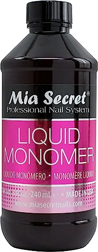 Mia Secret 8 oz / 240ml LIQUID MONOMER PROFESSIONAL ACRYLIC NAIL SYSTEM