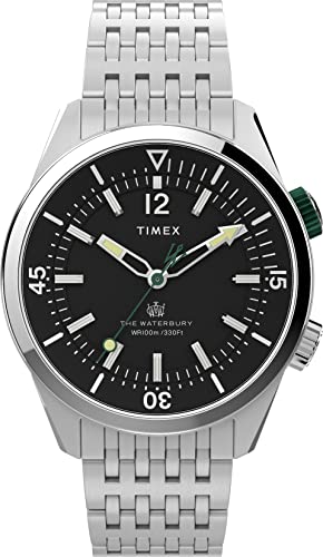 TIMEX Men Black Round Stainless Steel Dial Analog Watch- TW2V49700UJ (B0C4XV247J) Amazon Price History, Amazon Price Tracker