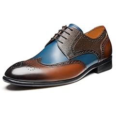 Brown & Blue Wingtip Derby