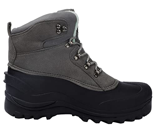 riemot- Botas de neve femininas, botas de inverno impermeáveis para caminhadas, trekking, pesca, equ
