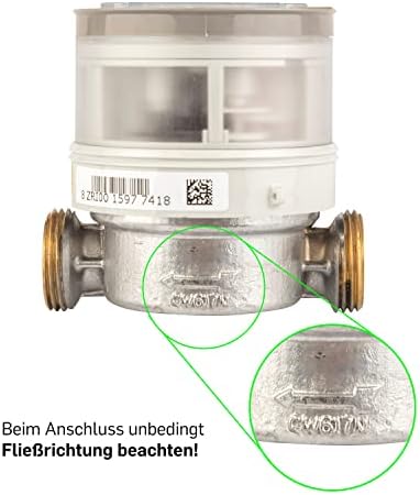 Zenner Etkd for Cold Water, Length: 80 mm, 1/2" flow - 3/4" inch external thread