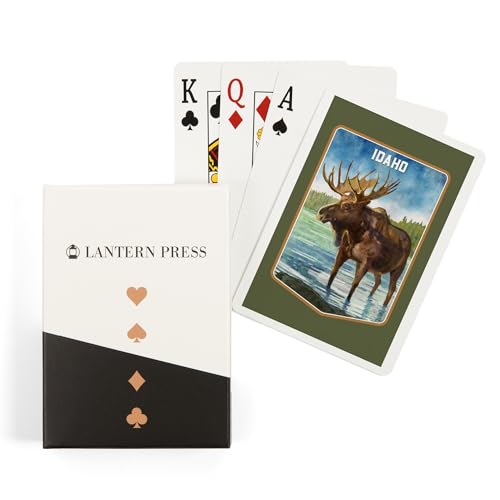 Baraja de poker Idaho, Watercolor Study, 52 cartas