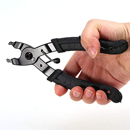 Lixada Ligação de bicicleta Alicate Cadeia Alicate Faltando Elo 2 em 1 Abridor Mais Perto Removedor