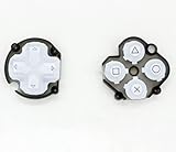 JMXLDS Replacement D-Pad Direction Button ABXY Key Left Right Function Button for PS Vita 1000 PSV 1000 Console White