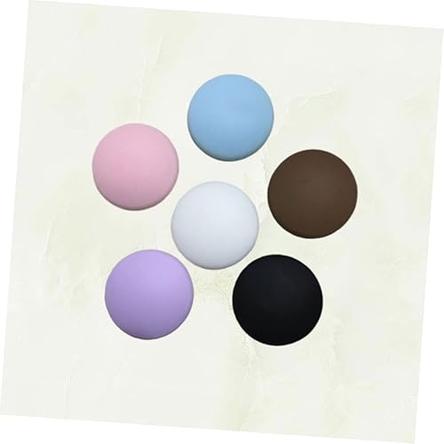 Miniatura 8 de Garneck 6 piezas de parachoques de puerta gruesa para puerta, parachoques de pared para puertas, manijas de puerta redondas, manijas de puerta de