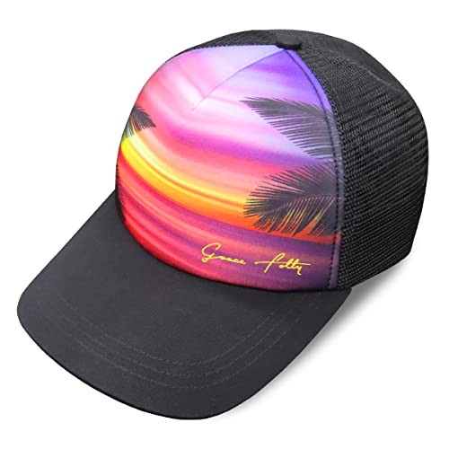 Image of Grace Folly Foam Trucker Hat Snapback Mesh Baseball Cap for Men or Women