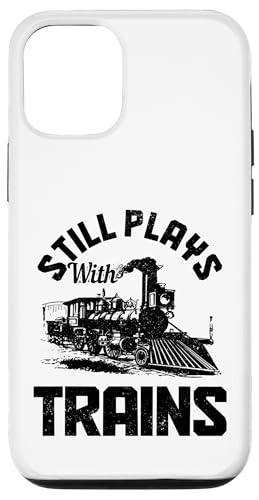 Still Plays With Train ��������@�֎Ԗ͌^�S�� �X�}�z�P�[�X iPhone 12/12 Pro �p