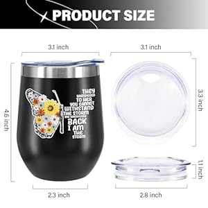 Kaira butterfly tumbler12 oz wine tumbler with lid 188 vacuum stainless steel coffee mug gifts idea for women black  urban country home decor