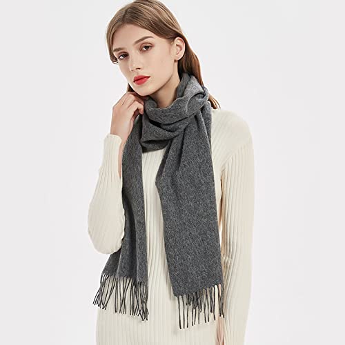 Winter Premium Cashmere Scarf For Women Solid Color Wool Scarf With Tassel Soft Long Pashmina Scarf Warm Shawl Wrap2