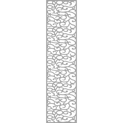 Image of 21 3 /8 inchW x 87 3 /8 inchH x 3 /8 inchT Walker Decorative Fretwork Wall Panels in Architectural Grade PVC
