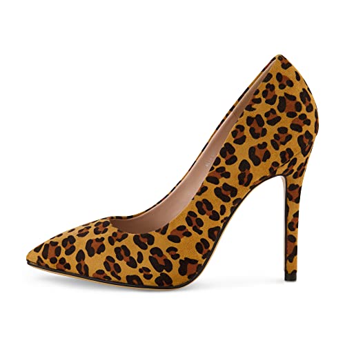 Cushionaire Women's Alta Dress Pump With +Comfort, Leopard 10 #TOP1