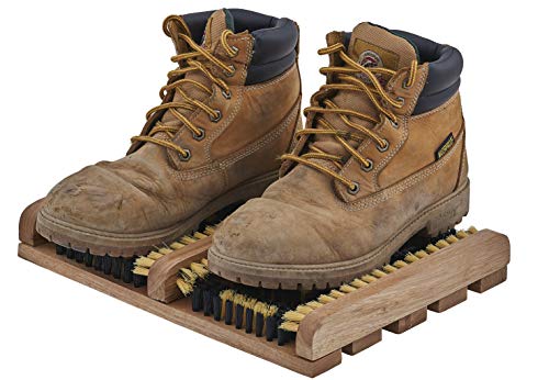 Superio Multi-Purpose Shoe and Boot Tray and Scraper- Protect Floors from Water Ice and Mud - Remove Mud, Dirt, Snow, and Sand4