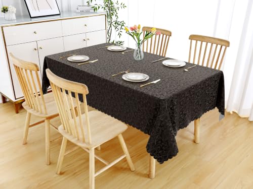 Image of Smiry Rectangle Waterproof Heavy Duty Vinyl Tablecloths, 60 x 120 Inch
