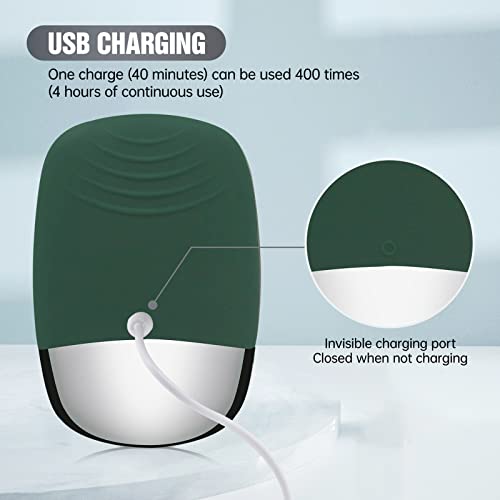 Faiyi Silicone Face Scrubber, 3-In-1 Electric Facial Cleansing Brush, Ipx7 Waterproof Facial Massager, Usb Rechargeble Face Brush For Deep Cleanning, Gentle Exfoliating, Blackhead Remover(Green) #TOP5