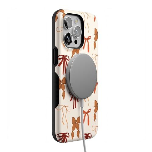 Casely iPhone 15 Pro Max Case | Fall Girlie | Pumpkin Spice Bows | Compatible with MagSafe | Bold Protective Design - Thumbnail 6
