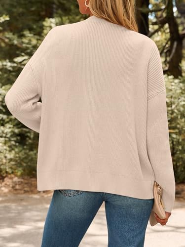 Image of LILLUSORY Womens Cardigan Sweaters 2026 Fall Oversized Lightweight Sweater | Long Sleeve Open Front, V Neck Button Down Clothing, Casual Work Clothes, Early Winter Fashion, Versatile Knit Outfits