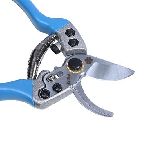 Image of Taparia Pruning Shear PS9 (195mm Cutter for 15-25mm Stem Capacity)-High Carbon Steel Blades for Long-Lasting Sharpness and precision-Comfortable Cushion Grip Handle-Durable Gardening Tool