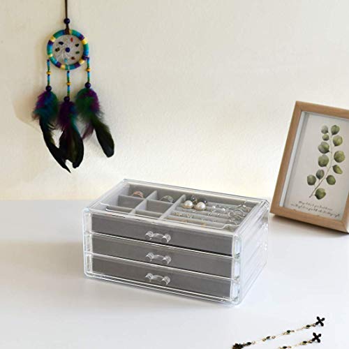 Jewelry box with 3 drawers