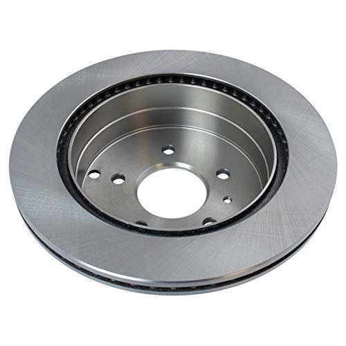 Image of TRQ Rear Brake Pad and Rotor Set Ceramic Vented Rotors Compatible with 2012-2015 Chevrolet Captiva Sport 2007-2009 Equinox 2007-2009 Pontiac Torrent 2008-2010 Saturn Vue 2007-2009 Suzuki XL-7